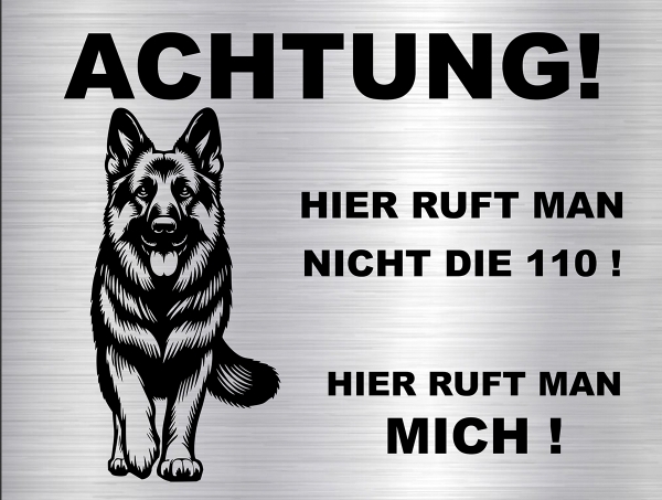 Hundeschild Deutscher Schäferhund