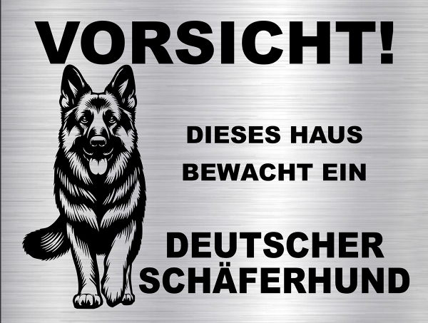 Hundeschild Deutscher Schäferhund