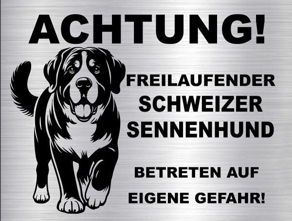 Hundeschild Großer Schweizer Sennenhund