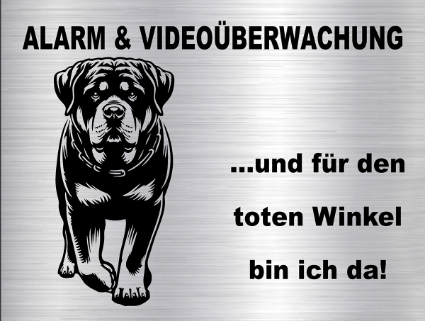 Hundeschild Rottweiler