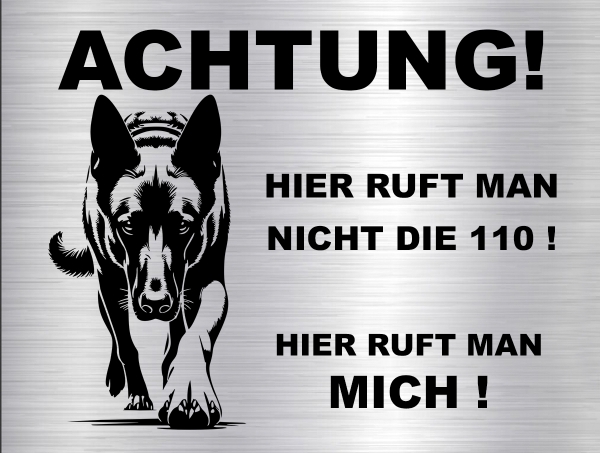 Hundeschild Hollandse Herder