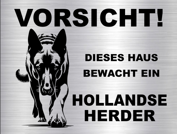 Hundeschild Hollandse Herder