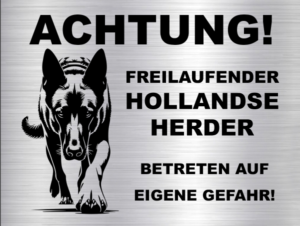 Hundeschild Hollandse Herder