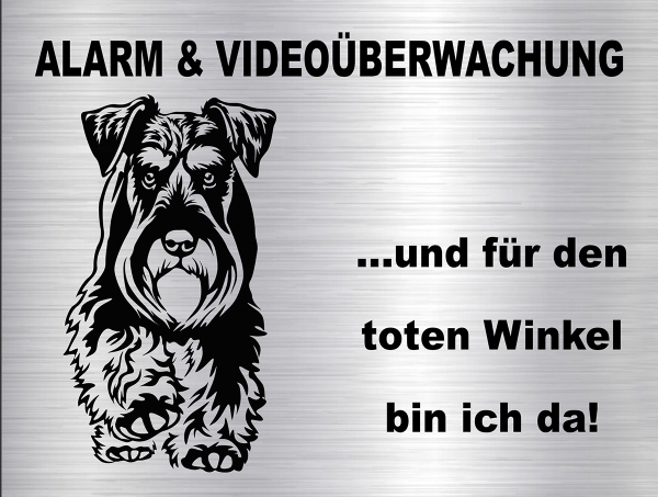 Hundeschild Schnauzer