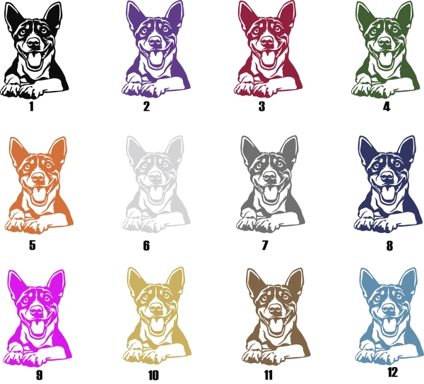 Autoaufkleber "Basenji" Kontur