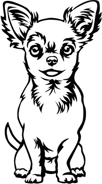 Aufkleber Chihuahua