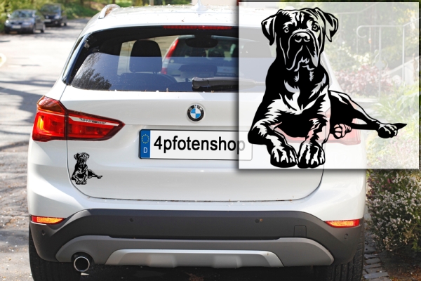 Autoaufkleber "Cane Corso" Kontur