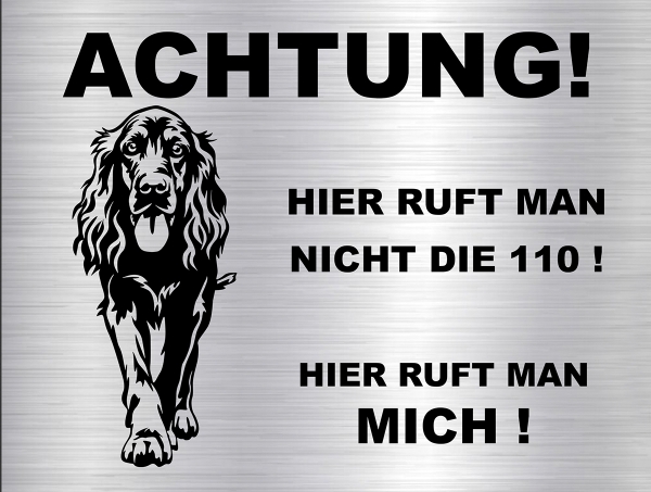 Hundeschild Irish Wolfhound