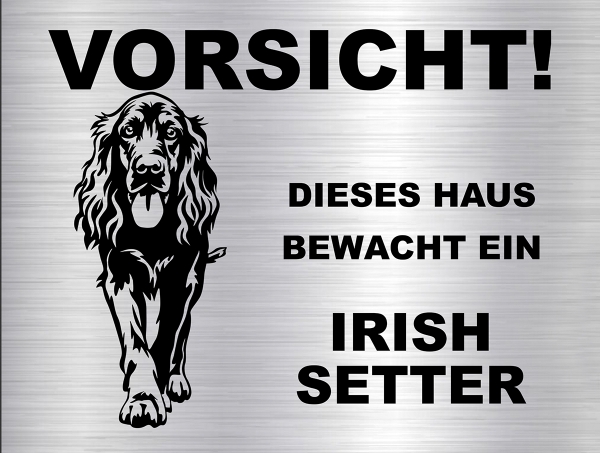 Hundeschild Irish Wolfhound