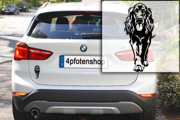 Autoaufkleber "Irish Setter" Kontur