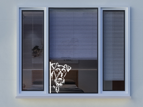 Autoaufkleber "Irish Terrier" Kopf