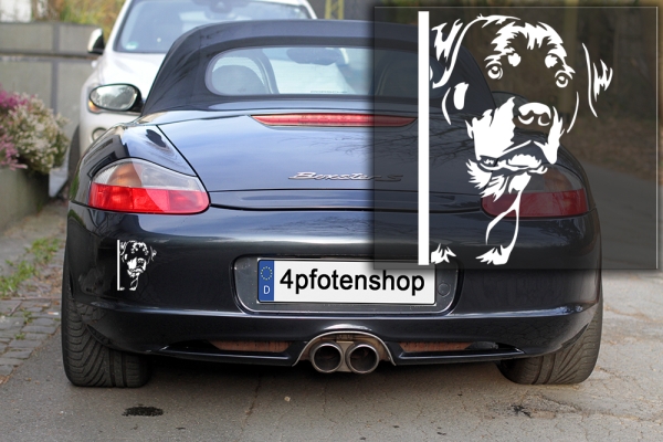 Autoaufkleber "Rottweiler" Kopf