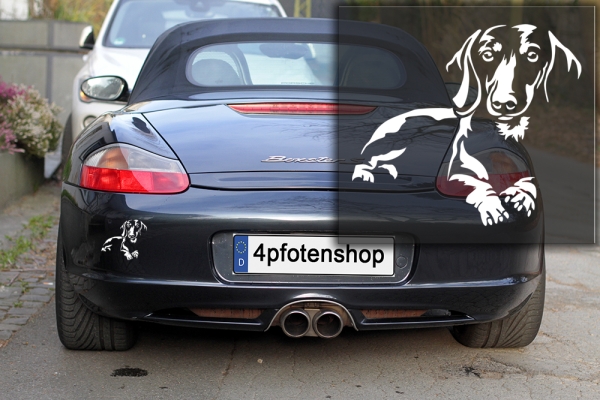 Autoaufkleber "Dackel (Kurzhaar)" Kontur