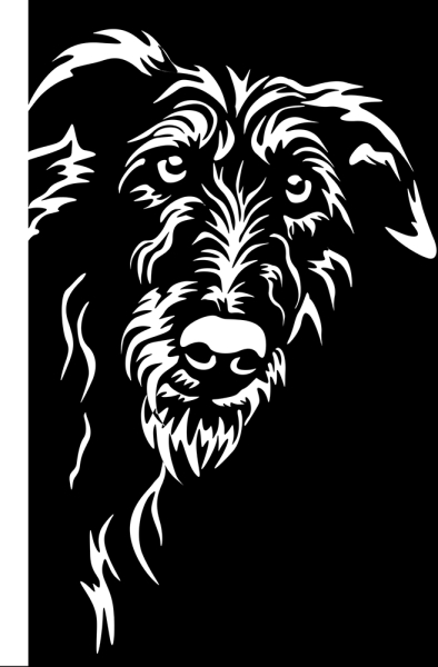 Aufkleber Scottish Deerhound