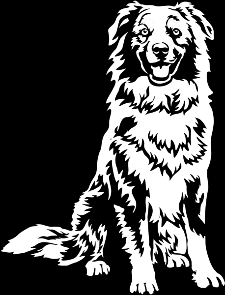 Aufkleber Australian Shepherd