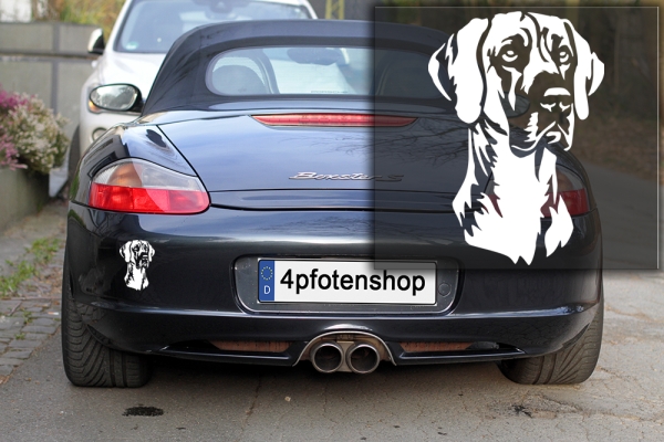Autoaufkleber "Deutsche Dogge" Kopf