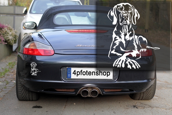 Autoaufkleber "Weimaraner" Kontur