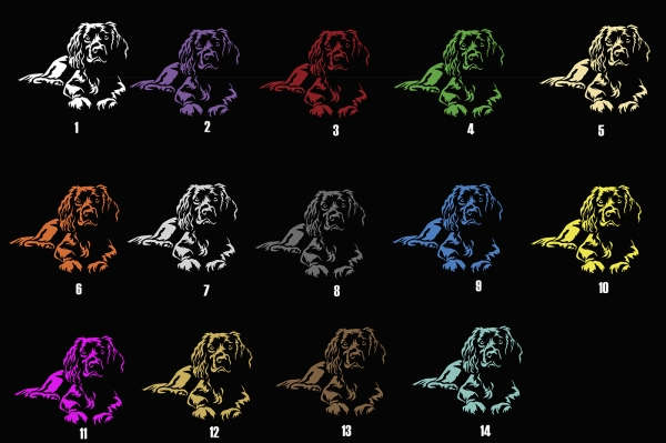 Autoaufkleber "Boykin Spaniel" Kontur