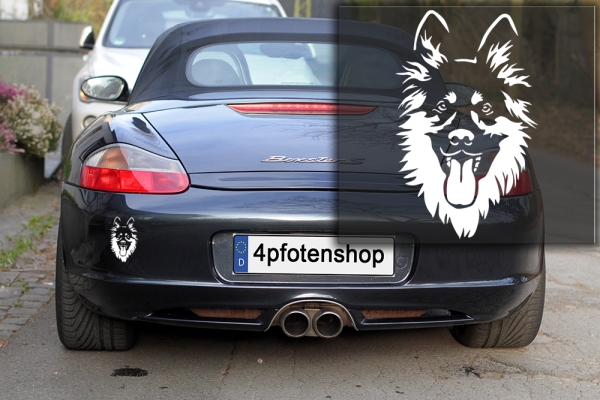 Autoaufkleber "Chodsky Pes (Chodenhund)" Kopf