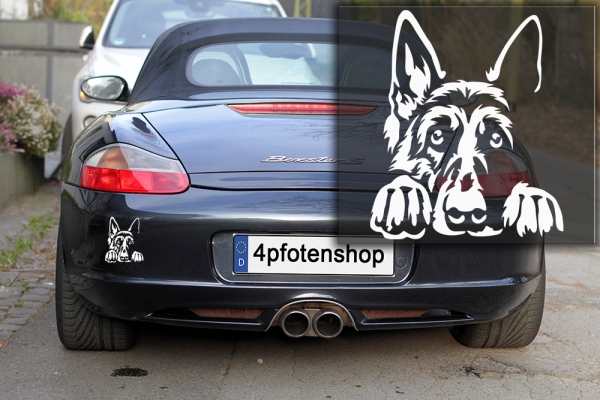 Autoaufkleber "Deutscher Schäferhund" Kopf