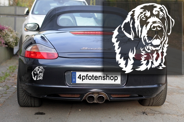 Autoaufkleber "Mastin Español" Kopf