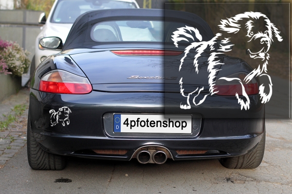Autoaufkleber "Neufundländer" Kontur