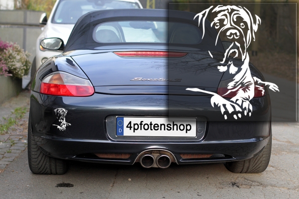 Autoaufkleber "Bullmastiff" Kontur