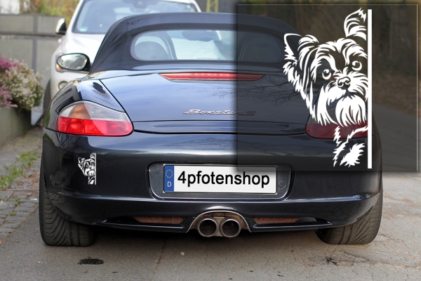 Autoaufkleber "Yorkshire Terrier" Kontur