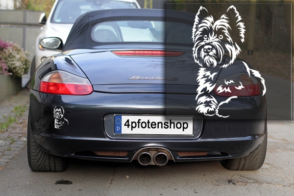 Autoaufkleber "Cairn Terrier" Kontur