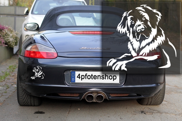 Autoaufkleber "Leonberger" Kontur