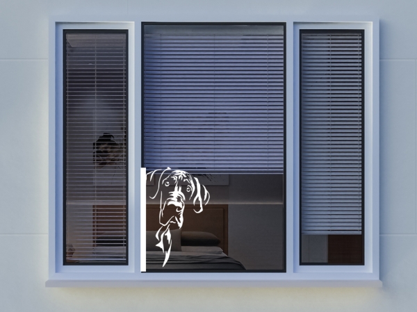 Autoaufkleber "Deutsche Dogge" Kopf