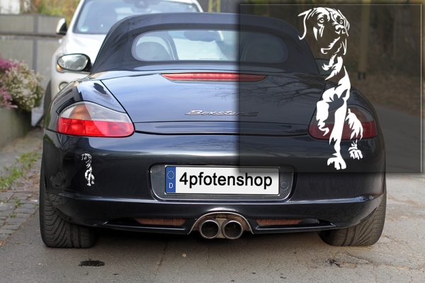Autoaufkleber "Boerboel" Kontur
