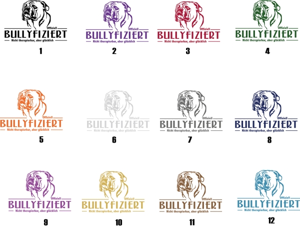 Aufkleber Continental Bulldog "Bullyfiziert"