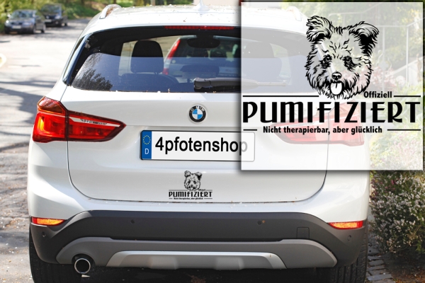 Aufkleber Pumi "Pumifiziert"