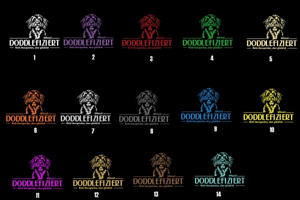 Aufkleber Berndoodle "Doodlefiziert"