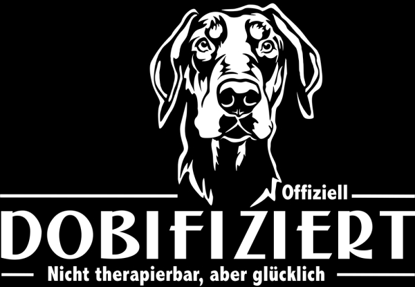 Aufkleber Dobermann