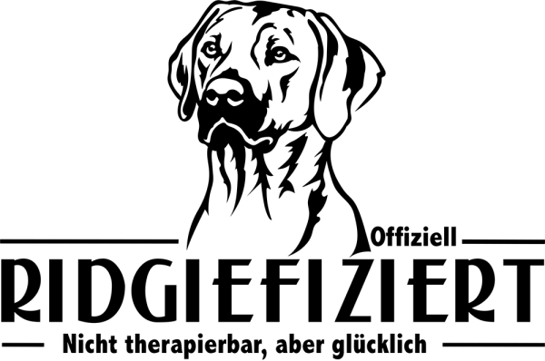 Aufkleber Rhodesian Ridgeback