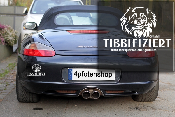 Aufkleber Tibet Spaniel "Tibbifiziert"