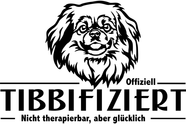 Aufkleber Tibet Spaniel