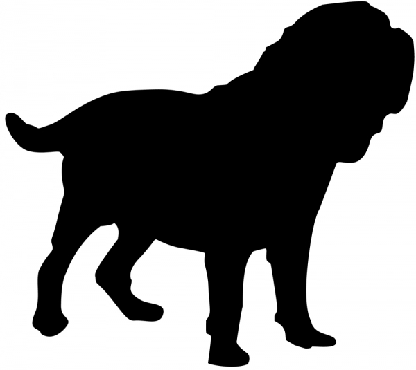 Mastino Napoletano Silhouette