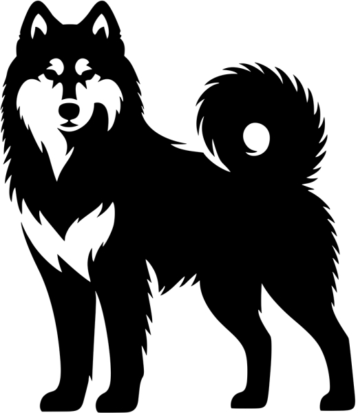 Aufkleber Alaskan Malamute