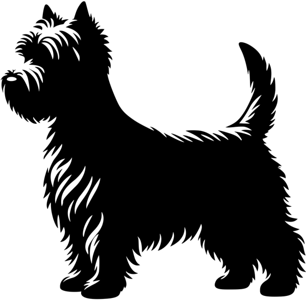 Aufkleber West Highland Terrier