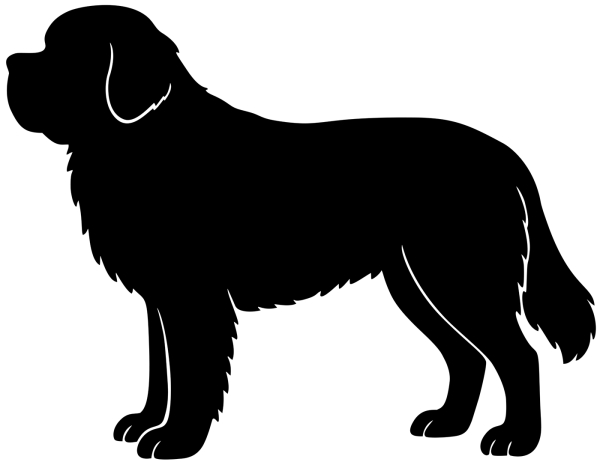 Aufkleber Bernhardiner