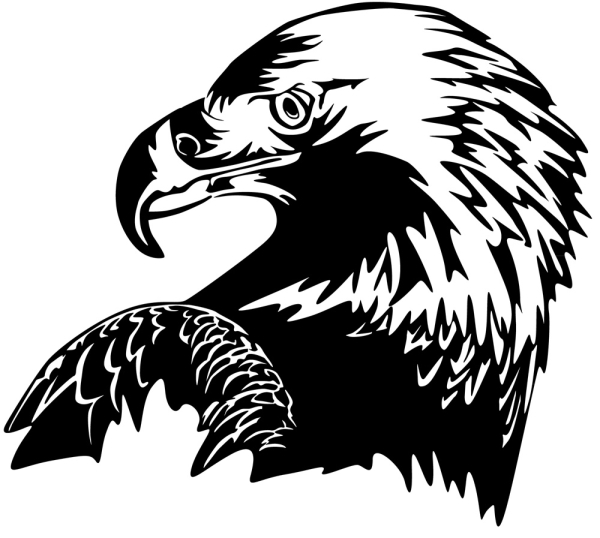 Aufkleber Steppenadler