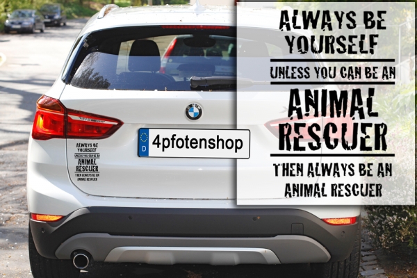 Autoaufkleber "Animal Rescuer"