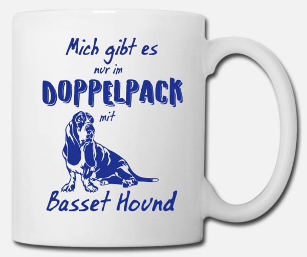 Tasse Basset Hound "Doppelpack"