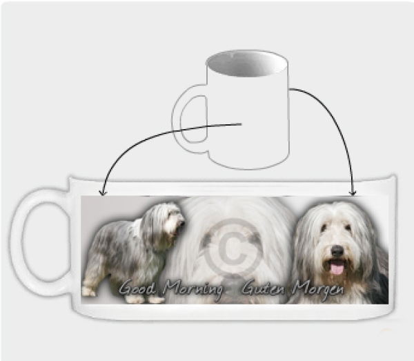 Fototasse Bearded Collie #1