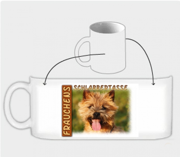 Fototasse Cairn Terrier Herrchen/Frauchen