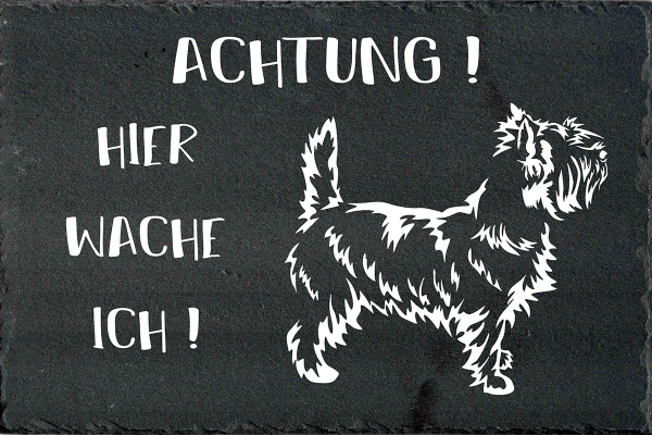 Schieferplatte Cairn Terrier