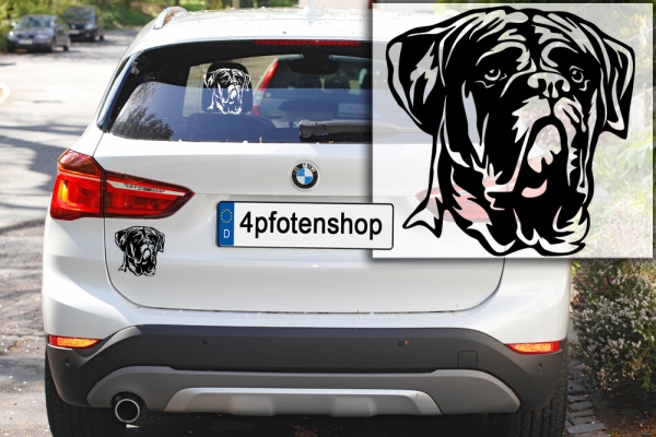 Autoaufkleber "Cane Corso" Kopf